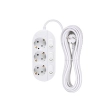 오성정밀 8M 긴 멀티탭 + 안전커버 3개 세트 개별 통합 스위치 국내 제작 국산, 3. 개별 스위치, 3구