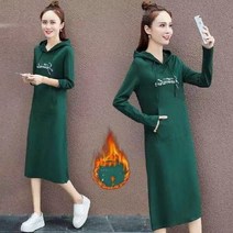 여성 기모 후드 원피스 캐주얼 데일리 빅사이즈 nbf57 weinqw6, 버건디