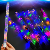 LED 라라 응원봉 야광봉 막대 콘서트 놀이공원 형광봉 파티용품 응원도구, 랜덤_1개