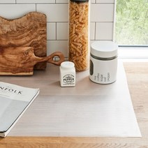 한샘 클린 서랍매트_스트라이프, 소프트체크(B)