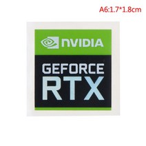 NVIDIA GTX GEFORCE 노트북 데스크탑 라벨 장식 스티커 용 5PCS, 06 A6