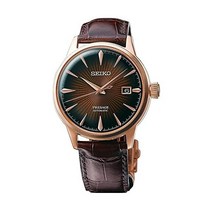 SEIKO SRPB46 Presage 남성용 시계 브라운 40.5mm 스테인리스 스틸