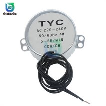 TYC-50 안정적인 동기 모터 AC 220V 50/60Hz 4W 5-6 r/min 토크 4KGF.CM CW/CCW 전기 팬용 마이크로 웨이브, 한개옵션0