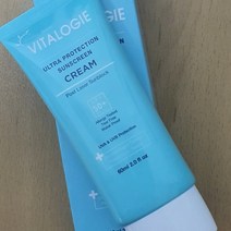 [사은품)바이탈로지 울트라프로덱션 선스크린크림(60ml) UVA/B동시차단 8시간지속력 용량10ml늘려), 1개, 50ml