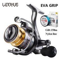 소형전동릴 전동릴낚시 낚시릴 갑오징어 베이트릴LINNHUE-낚시 릴 1000-7000 금속 EVA 그립 스피닝 잉어, 04 HM(EVA GRIP)_04 4000의 시리즈, HM(EVA GRIP)