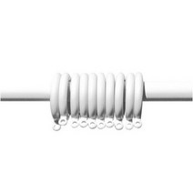 안뚫어고리 버전 4 커튼링, 화이트, 50개