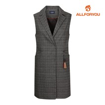 [올포유] 여성 태슬체크 베스트 AWVEJ7362-192
