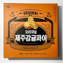 청우식품 제주감귤파이 14개입/과자 쿠키, 1박스