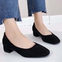 [최저가]데일리 심플 스웨이드 펌프스힐 3color 3.5cm