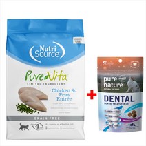 퓨어비타 캣 치킨 그레인프리 유산균 설사예방 고양이 사료 + 고급간식, 5. 캣 치킨 3kg(1+1)
