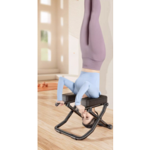 가정용 물구나무 보조의자 지지대 필라테스 요가 장비, 헤드 폴딩 - 레드