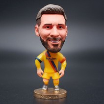 축구선수피규어 차량모형장식 캐리커쳐축구선수 캐리커쳐피규어 생일선물 미니피규어 인형 스타플레이어 기념품, 원정경기 메시 6.5cm