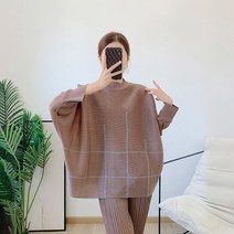 플리츠 터틀넥 루즈핏 오버사이즈 탑 셔츠 블라우스 주름 가오리핏