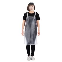 방수 오일 방지 앞치마 주방 여성 가정용 요리 패션 사용자 정의 로고 인쇄 작업 남성 성인 투명 허리, 싱글 사이즈, 2