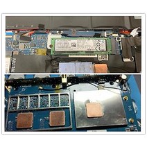 커스텀수냉 pc 쿨러 게이밍 10 개/몫 0.1-2.0MM 두께 냉각 구리 패드 노트북 플레이트 컴퓨터 그래픽 CPU, 02 15x15x1.5mm