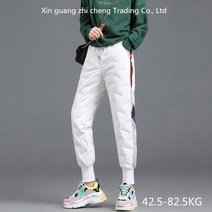 TZQW 흠광지성 패딩 면바지 겨울 기모 면바지 여성42.5-82.5KG