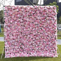 화이트 버건디 장미 모란 롤업 천 5D 꽃 벽 패브릭 걸이식 커튼 녹색 식물 벽 파티 웨딩 배경 장식 소품, 152.A31 - 1.5mX1.5m