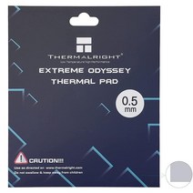 Thermalright 방열 패드 실리콘 방열 패드 12.8 W/mK 비전도성 내열성 고온 저항 노트북 방열판/GPU/CPU/LED 쿨러 그레이 (1.0mm), ODYSSEY 120x120mm 12.8w/mk, 120x120x0.5mm