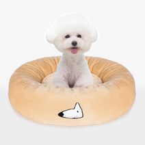 죠스펫 생활방석 도넛방석 고양이 강아지방석 쿠션 극세사 원형방석 스탠다드 애견방석, 죠스펫 생활방석 [베이직-베이지]