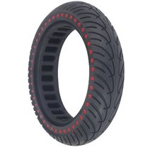 8.5인치 튜블리스 통타이어 솔리드 타이어 샤오미 M365 Pro 나인봇 ES1 전동스쿠터, C(라인 허니콤), 블랙