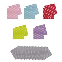 야외파티 돌잔치 이베트 땡땡이 냅킨 20P 테이블소품 식탁용장식 뽑아쓰는, 핑크