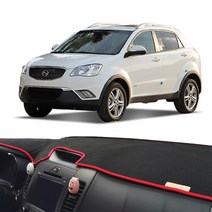 구형코란도C 논슬립 대쉬보드커버 자동차커버대쉬보드커버 자동차커버 대시보드커버 자동차썬커버 다시방커버, 일반형, 레드라인, 일반형:레드라인, 쌍용, 일반형_레드라인