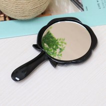 ABM 입체장미손거울 블랙, ABM입체장미손거울블랙