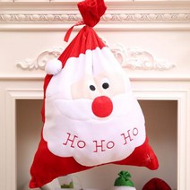 X-mas 호호 산타 주머니가방 선물보따리, 단품1P