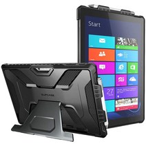 [Supcase] 서피스고 케이스 태블릿 프로7 프로6 프로5 프로4 Pro LTE, 블랙