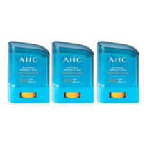A.H.C 내추럴 퍼펙션 프레쉬 선스틱 SPF50+ PA++++, 14g, 3개