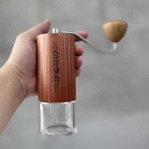 무선 수동 커피글라인더 드롱기 휴대용 가정용 원두 분쇄기, 상세 페이지 참고, 하얀색