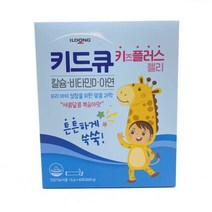 일동 키드큐 키즈플러스 젤리 칼슘 아연 비타민D 40포, 600g, 3개