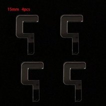 수족관 어항 클립 유리 커버 지지 홀더 필터 램프 스탠드 아크릴 액세서리 4mm 5mm 6mm 8mm 10mm 12mm 15mm, 15mm 4pcs, 2cmx2.5cm