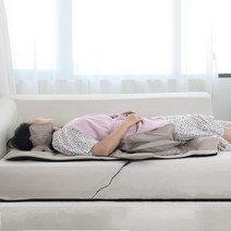 ALLJOY 스트레칭 안마매트 온열안마매트 공기압 목 허리 등 전신 마사지기, 카키