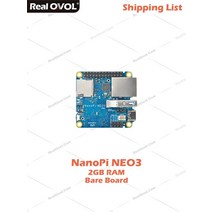 RealQvol FriendlyElec NanoPi NEO3 GB2GB DDR4 RK3328 Cortex A53 쿼드 코어 64-bi 지원 리눅스 우분투 업, 03 번들 3