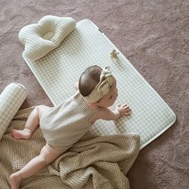 돗투돗X마롤로뜨 아기 쿨매트 여름 쿨 패드 이불 토퍼 신생아, 에어매트_멜란체크블랙