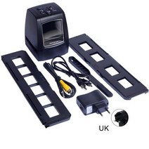 필름 스캐너 변환기 스케너 필름 컨버터 해상도 네거 슬라이드 포토 스캐너 고성능 스크린 디지털 도구 플, 03 UK Plug