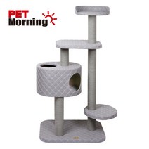 고양이 놀이터 페브릭 체크 캣타워 PMC-AS318, 서신유통 1
