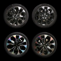 차량용 휠 스티커 모음, 르노삼성, XM3(18인치), 블랙로즈