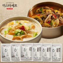 미스타셰프 사골우거지해장국 600g3팩+사골황태해장국 600g3팩, 없음, 상세설명 참조, 600g