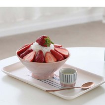 도자기 빙수볼 / 핑크빙수볼 150x70 (500ml)