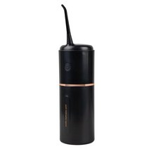 물치실 구강 세정기 치석제거기 치간 칫솔 휴대용 편리한 세탁기 전기 청소기 홈 미용 기기 가정용 워터피크, 검은색