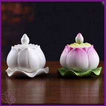 소품 명상 캐니스터 불교 인테리어 힐링 잔 용품 연꽃