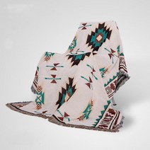 에스닉 캠핑 소파 블랭킷 130 x 180 cm, 180*130cm