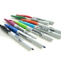 샤피 버튼식 유성 네임펜 F 낱개, 흑색