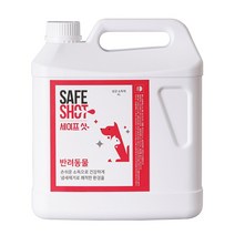 반려동물용품 탈취 살균소독제 미산성차아염소산수 세이프샷 리필용 4L, 1