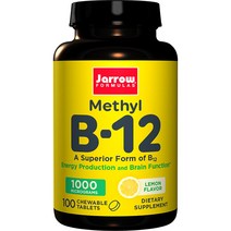 자로우 포뮬러스메틸 B12 레몬맛 1000mcg 100정