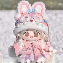무속성 솜인형 20cm봉제인형 귀여운 몸통 뼈대없는, 6.랜덤의상+무뼈+미용도구+명함