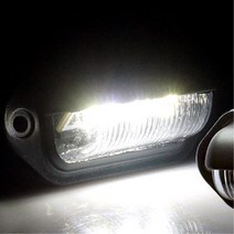 용달 대형트럭 LED 번호판등 언더 램프 12V 24V 자동차 트레일러 탑차 캠핑카 화물덤프 선명한 지게차 적재함 포크레인 항해 렉카 굴삭기, 24V용