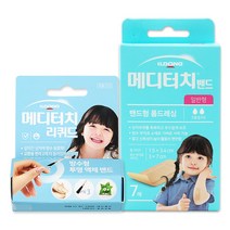 일동제약 메디터치 리퀴드 방수 투명 액체밴드 8g x 1개 + 메디터치 일반형 밴드 7매입 x 1개, 1세트